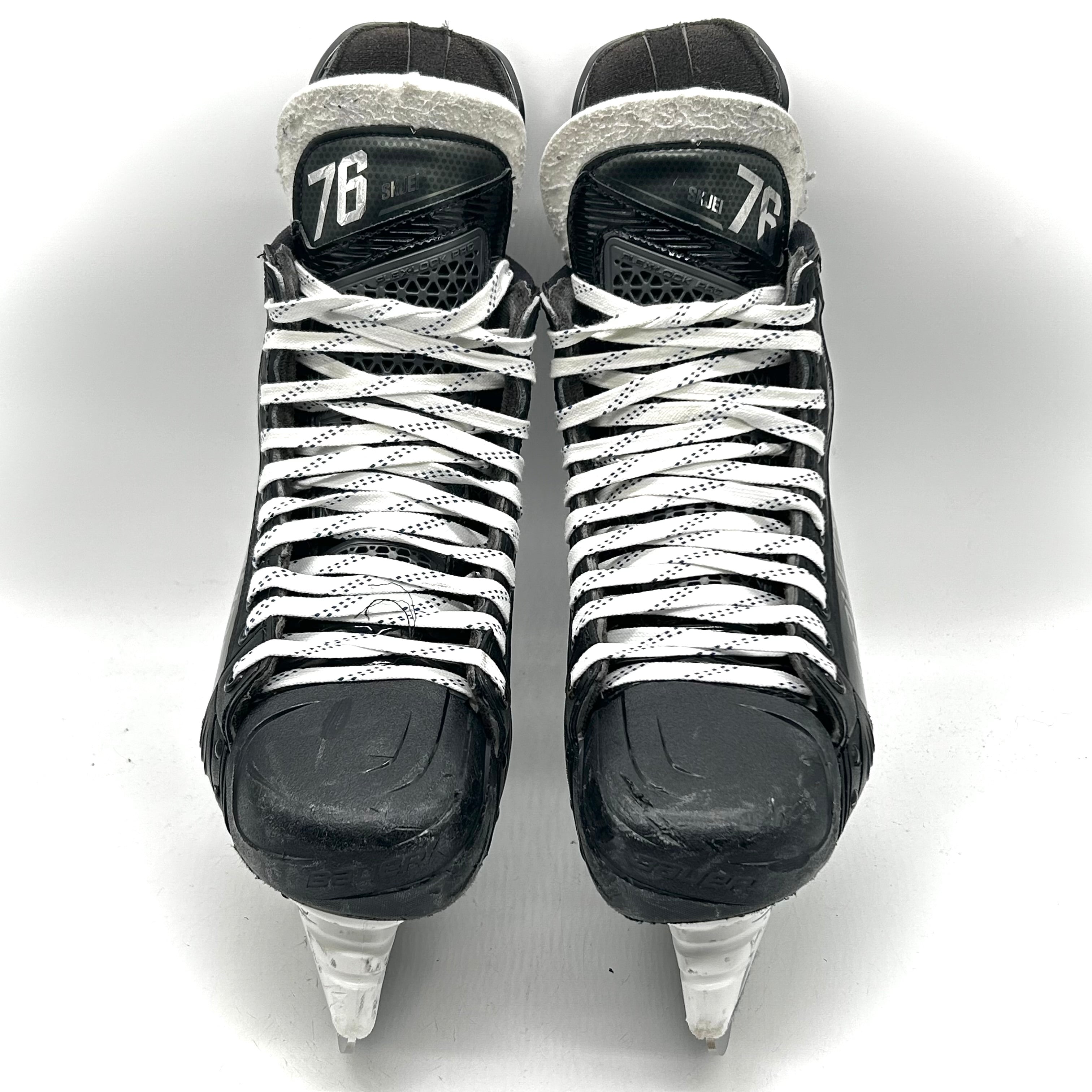 Bauer Vapor Hyperlite 2 - Patins NHL Pro Stock d'occasion - Patins Brady - Tailles L : 9/R : 9,5